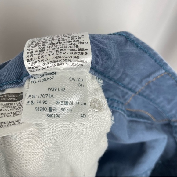 Levi's Men's 514 Size 29 x 32 Straight Jeans Retro Rugged Vintage Style Outdoor - Picture 8 of 9